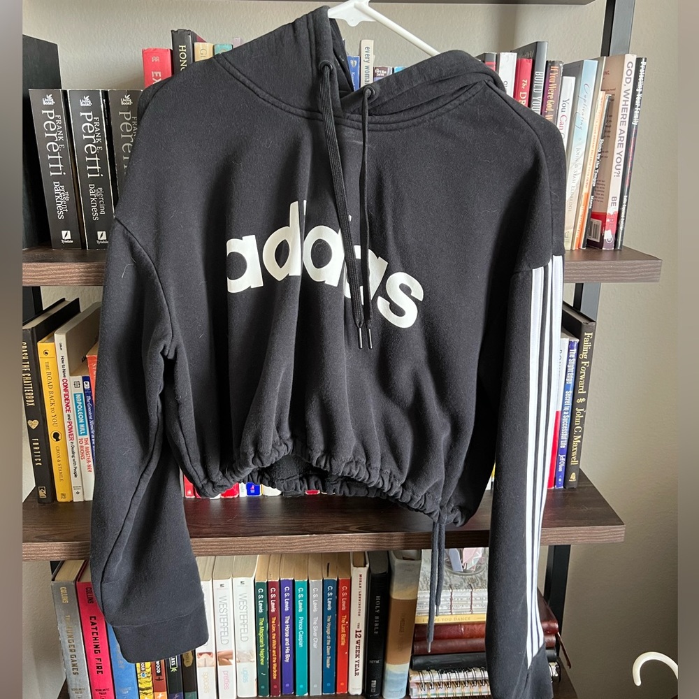 Cropped adidas hoodie